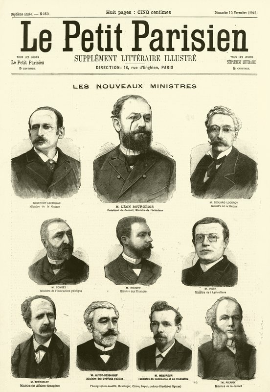 New Ministers of the French Government by French School