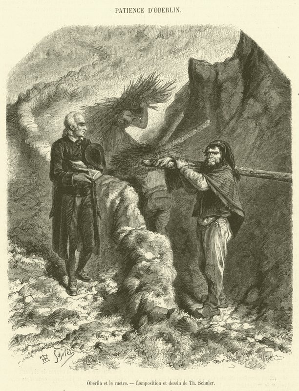 Oberlin and the Boor by French School