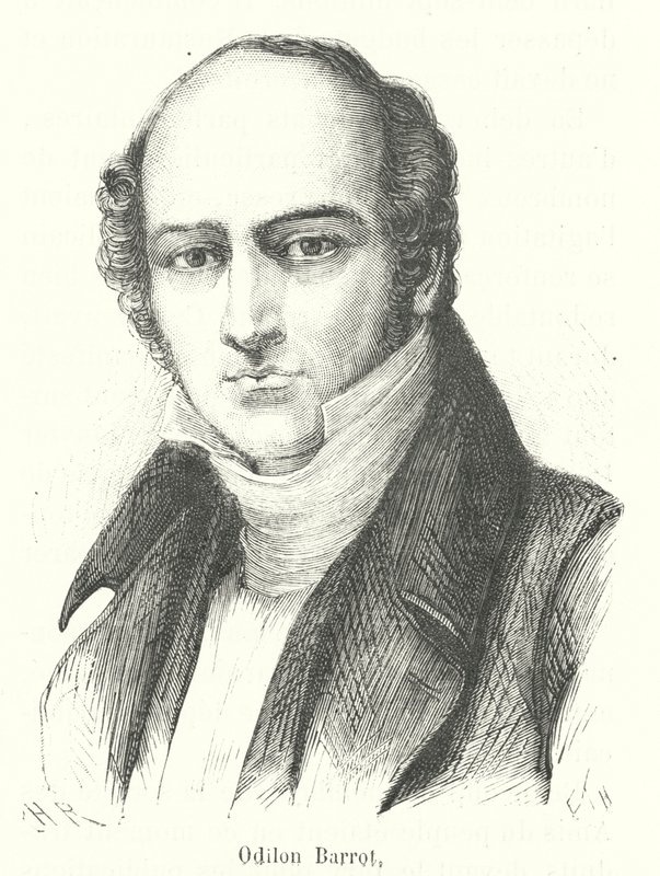 Odilon Barrot (engraving) by French School