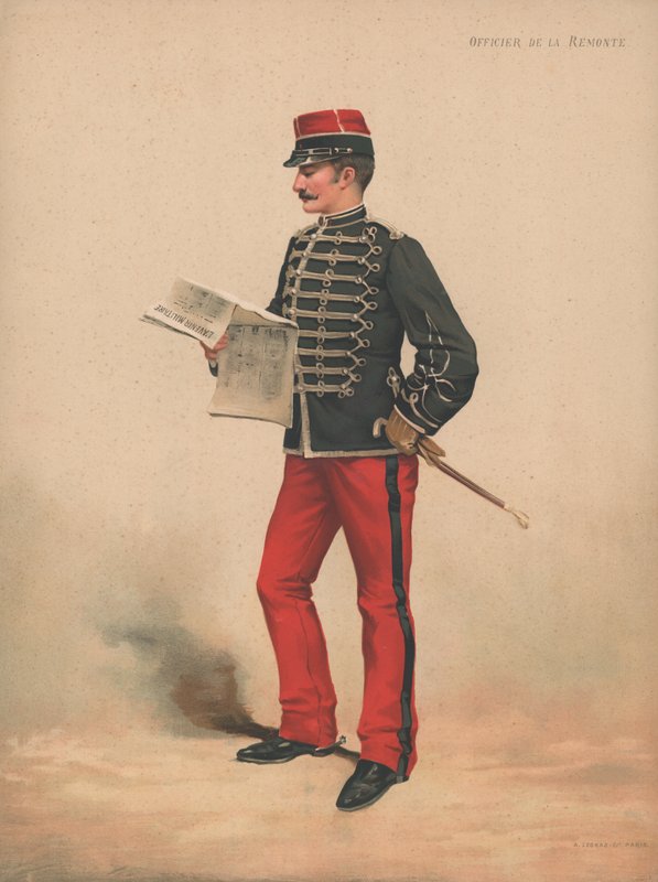 Remount Officer by French School