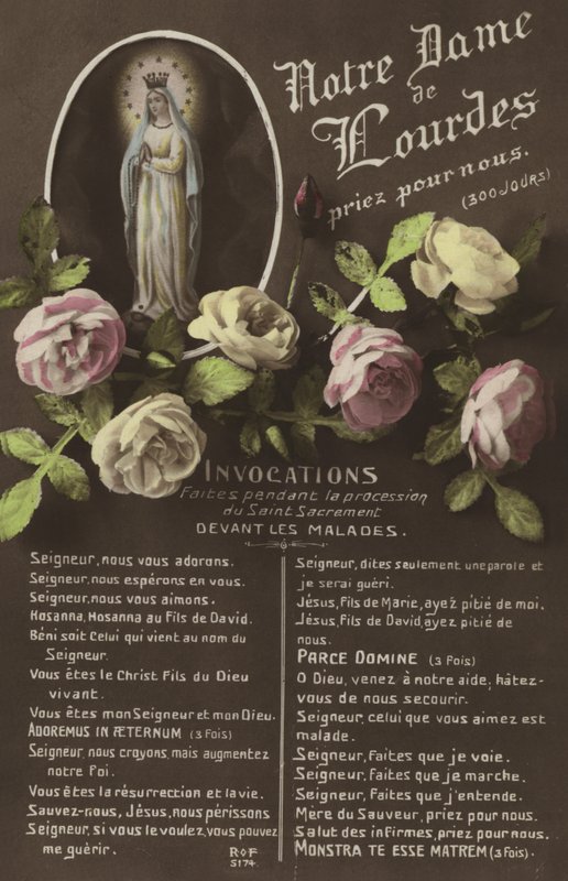 Our Lady of Lourdes by French School