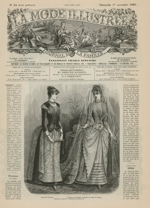 Page from La Mode Illustrée by French School