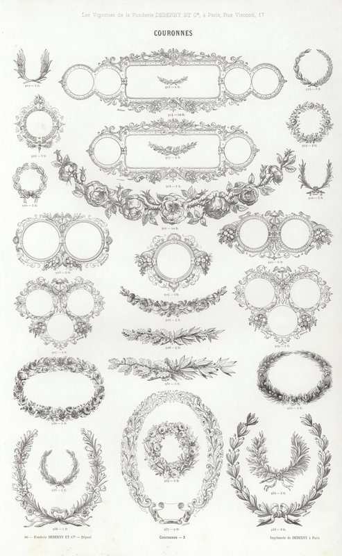 Page from Vignettes Typographiques by French School