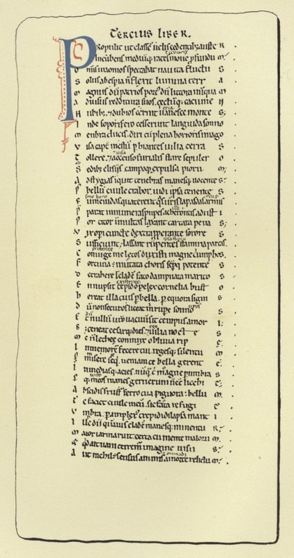 Page from the Pharsalia of Lucan by French School