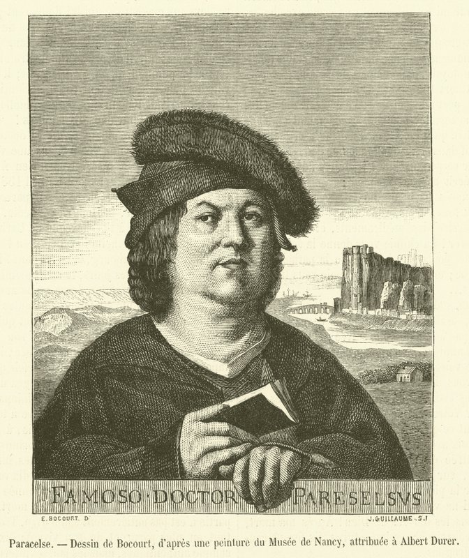 Paracelsus (engraving) by French School