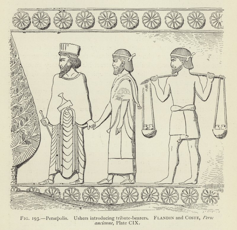 Persepolis, Ushers Introducing Tribute-Bearers by French School