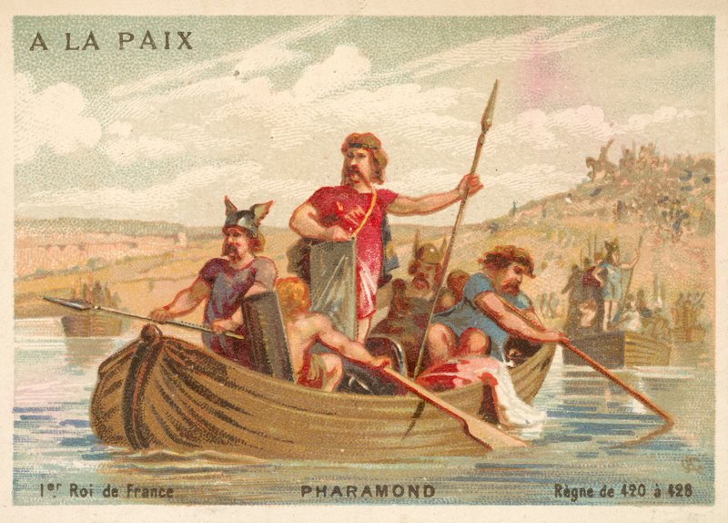 Pharamond I, King of the Franks by French School