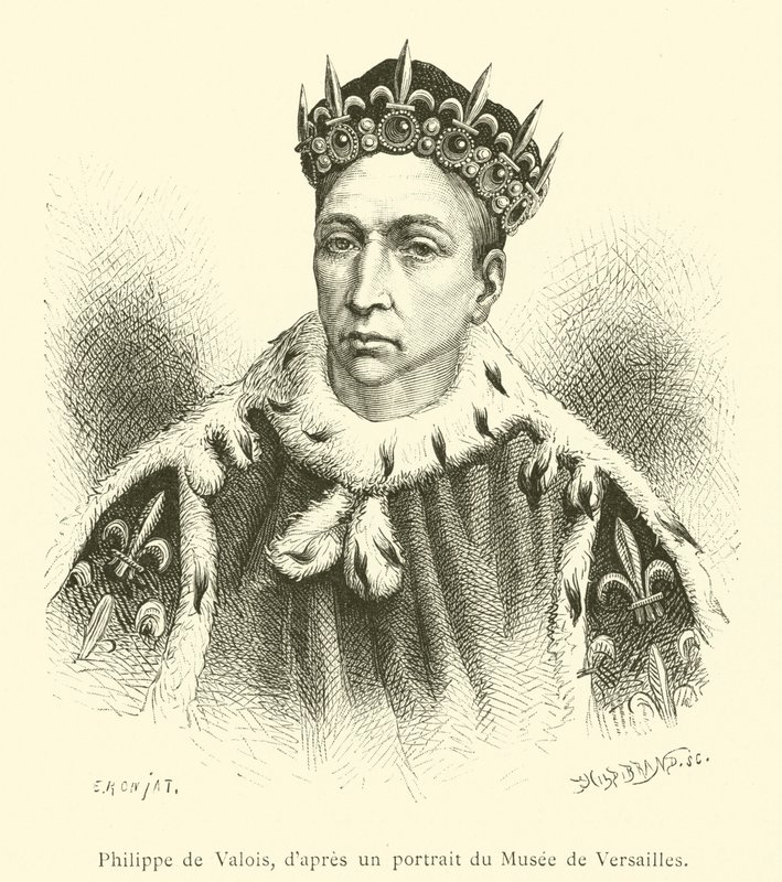 Philippe de Valois by French School