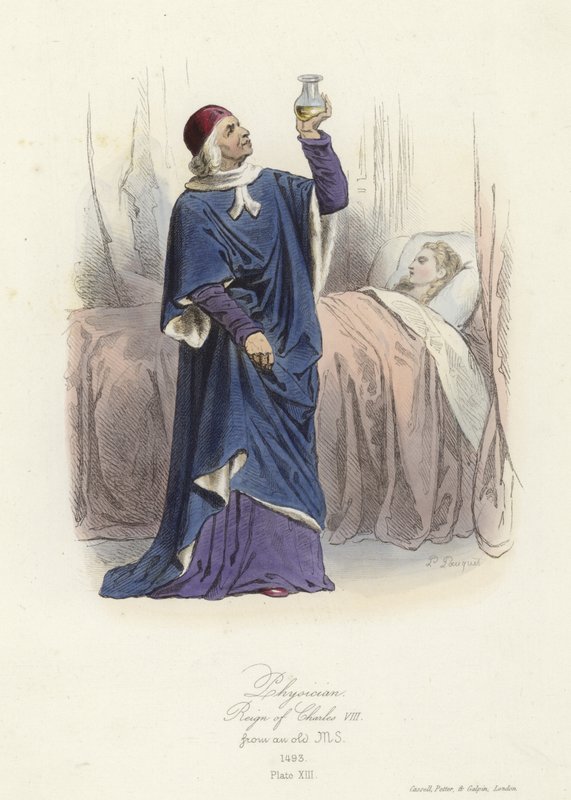 Physician, Reign of Charles VIII of France by French School