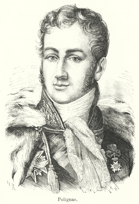 Polignac (engraving) by French School