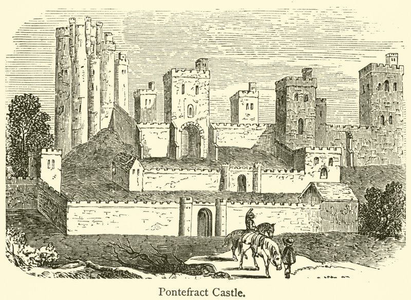 Pontefract Castle by French School