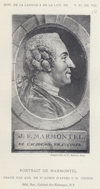 Portrait of Marmontel by French School
