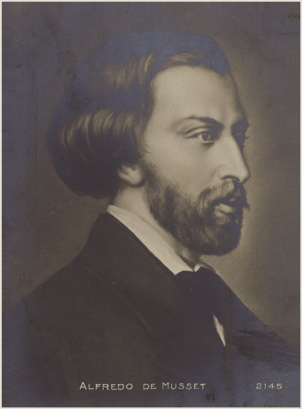 Portrait of Alfred de Musset by French School
