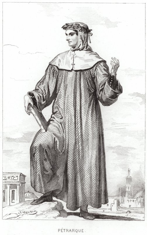 Portrait of Francesco Petrarch by French School