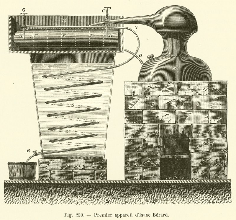 First Apparatus of Isaac Berard by French School