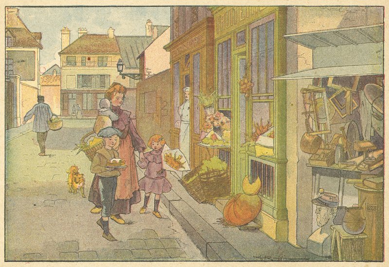 Festival Preparations by French School