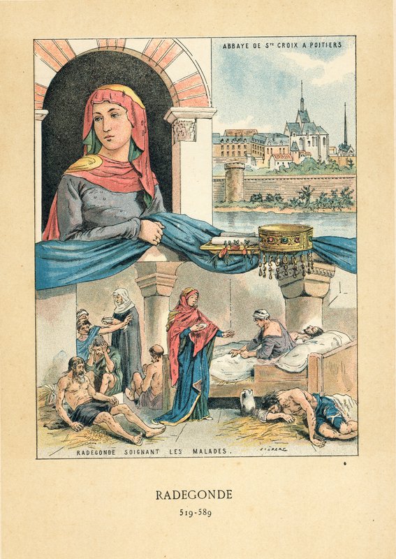 Radegonde by French School
