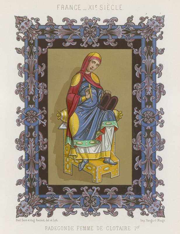 Radegund, Wife of Chlothar I by French School