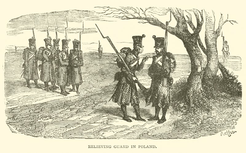 Relieving Guard in Poland by French School