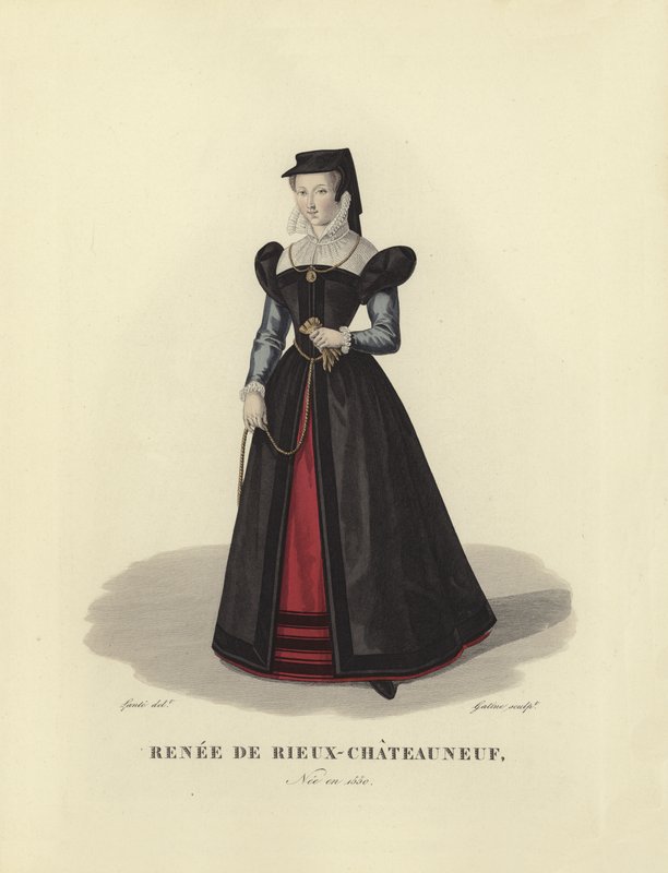 Renee de Rieuf, La Belle Chateauneuf by French School