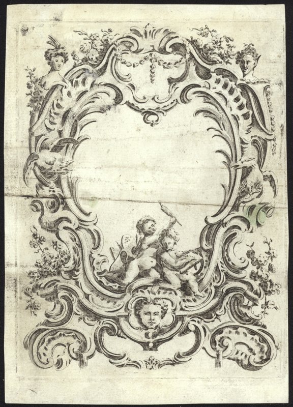 Rococo Design for a Frame by French School
