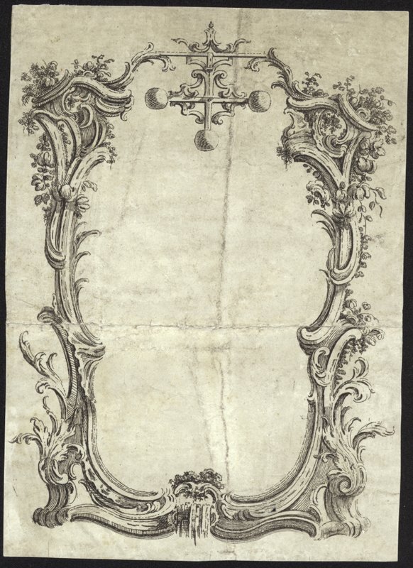 Rococo Design for a Frame by French School