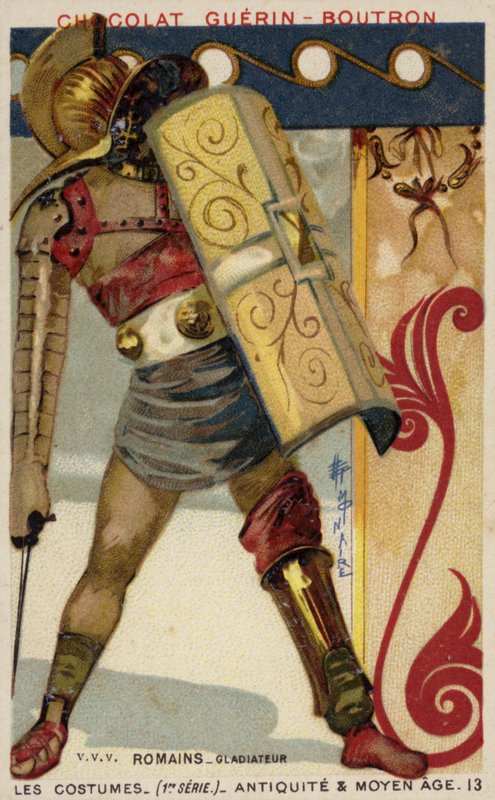 Roman Gladiator by French School