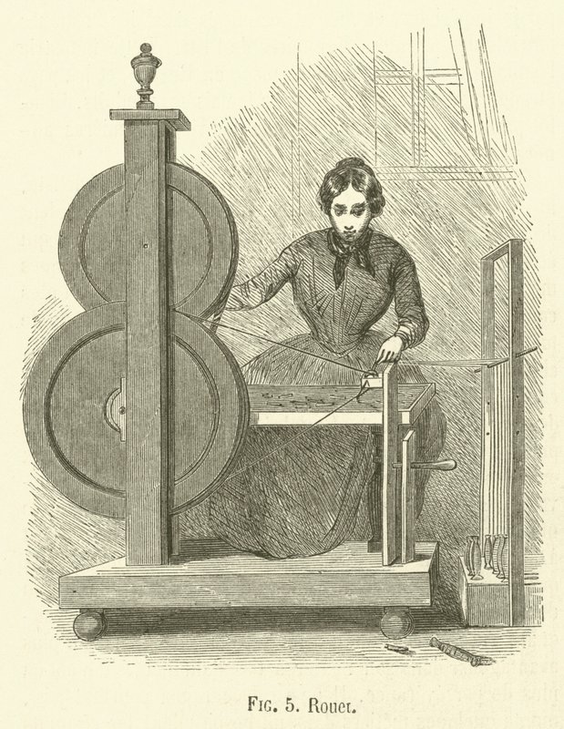 Spinning Wheel by French School
