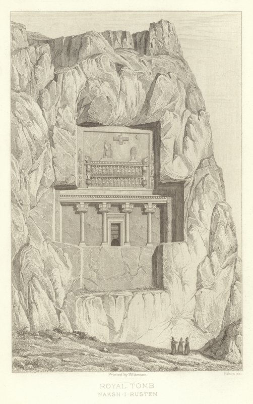 Royal Tomb, Naqsh-e Rustam by French School