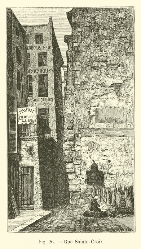 Rue Sainte-Croix by French School