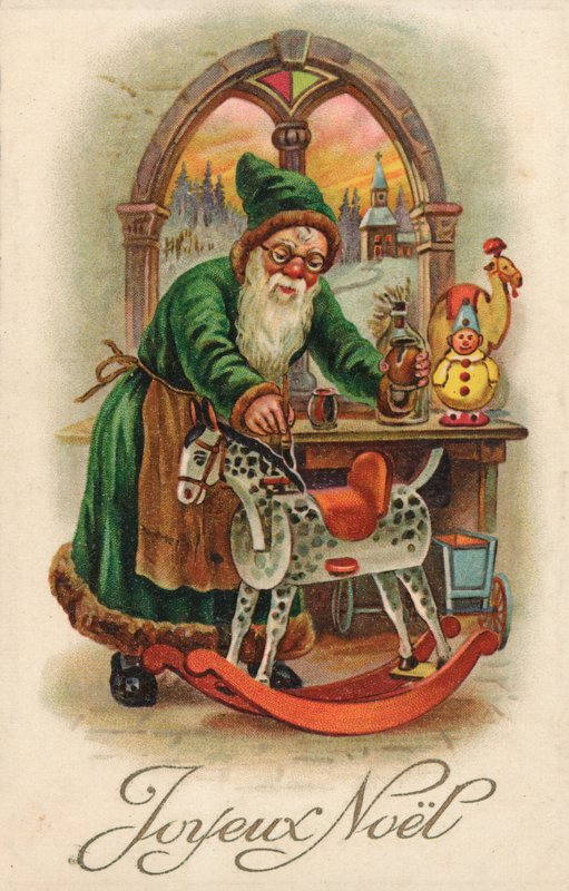 Santa by French School