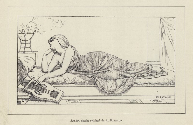 Sappho by French School