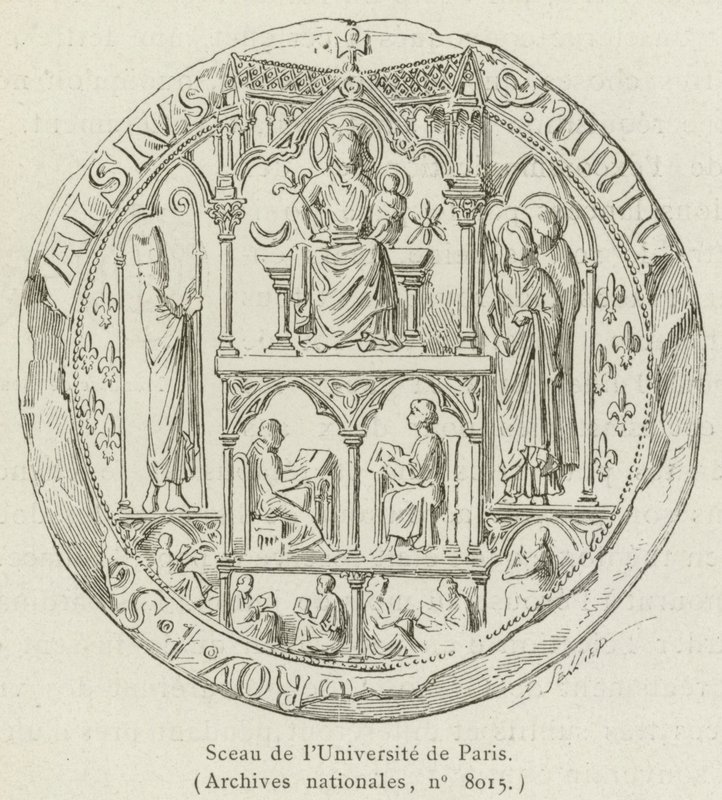 Seal of the University of Paris by French School