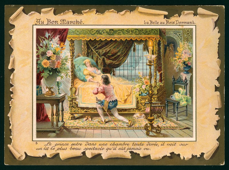Scene from Sleeping Beauty by French School