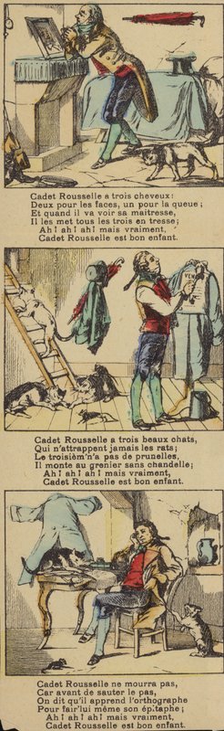 Scenes from Cadet Rouselle by French School