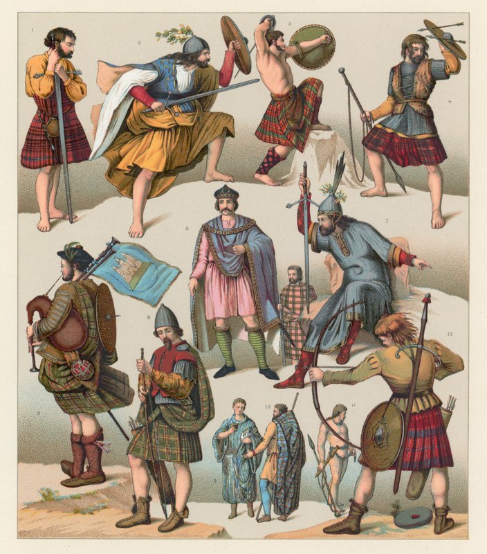 Scottish Costume by French School