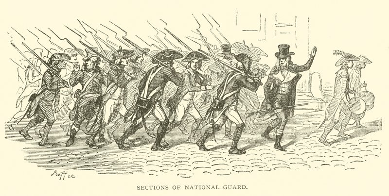 Sections of National Guard by French School