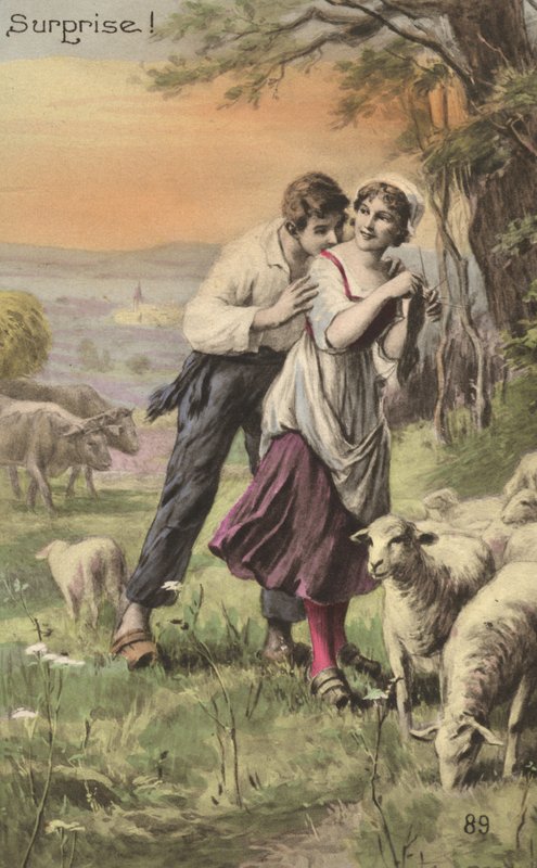 Shepherd and Shepherdess by French School
