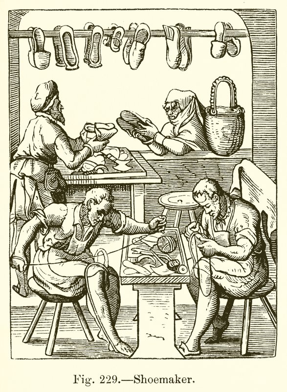 Shoemaker by French School