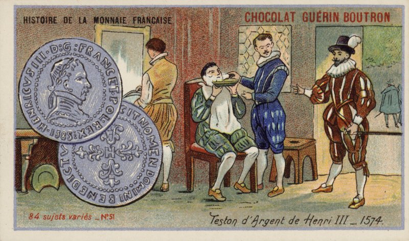 Silver Teston of Henry III by French School
