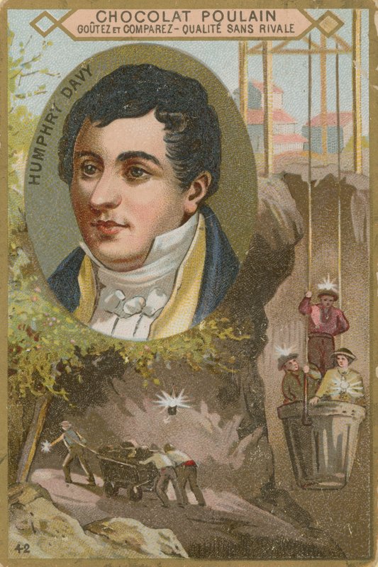 Sir Humphry Davy by French School