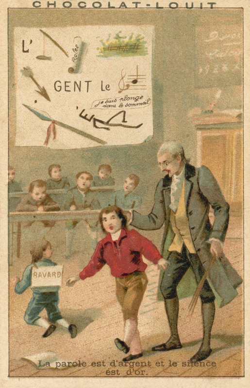 Speech is Silver and Silence is Golden by French School