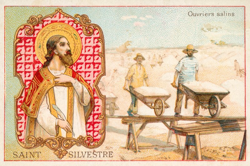 St Sylvester by French School