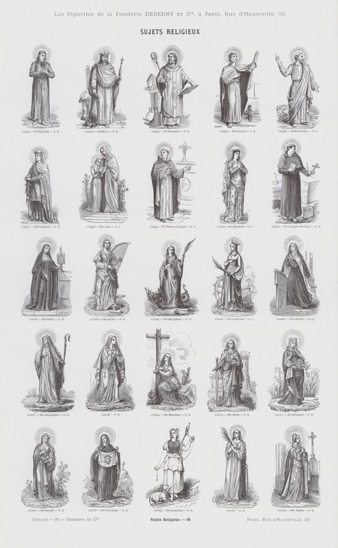Religious Subjects (engraving) by French School