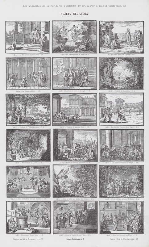 Religious Subjects by French School