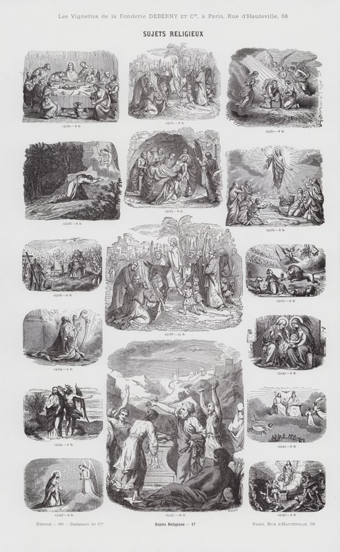 Religious Subjects by French School