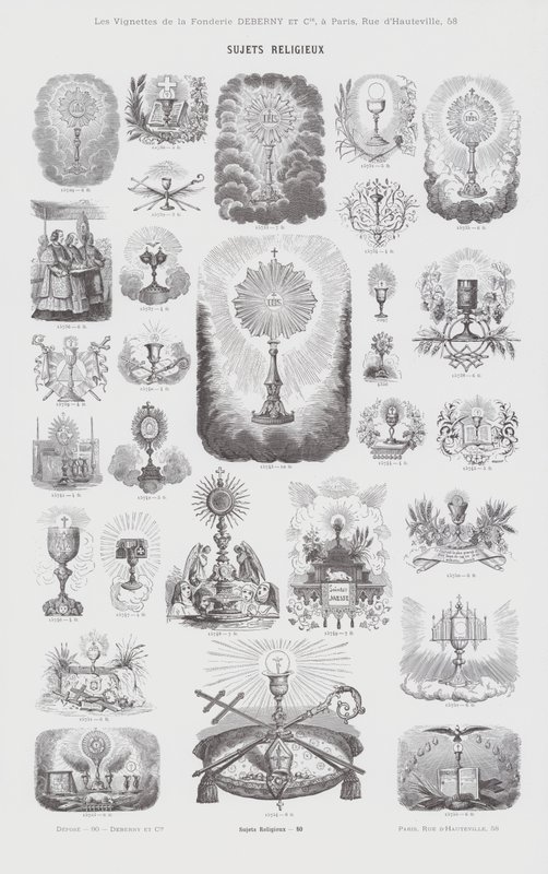Religious Subjects (engraving) by French School
