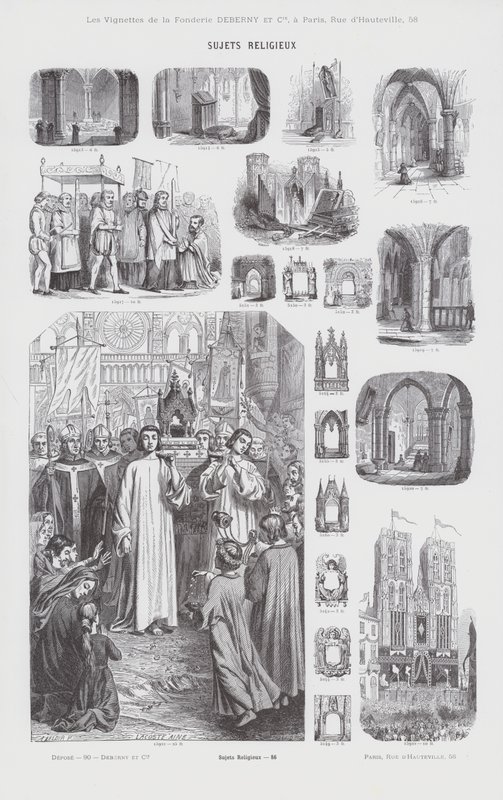 Religious Subjects (engraving) by French School