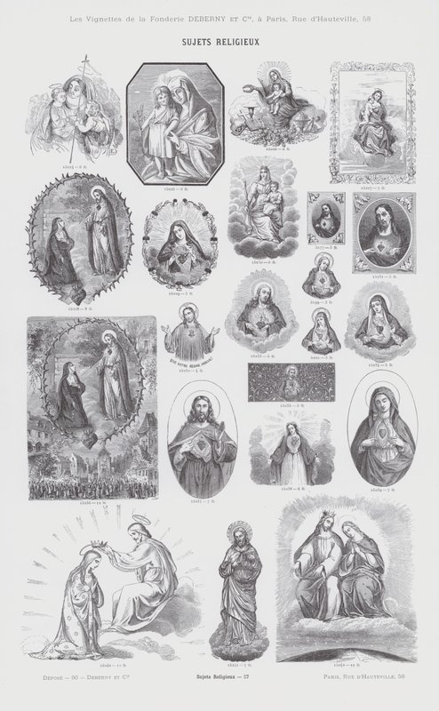 Religious Subjects (engraving) by French School