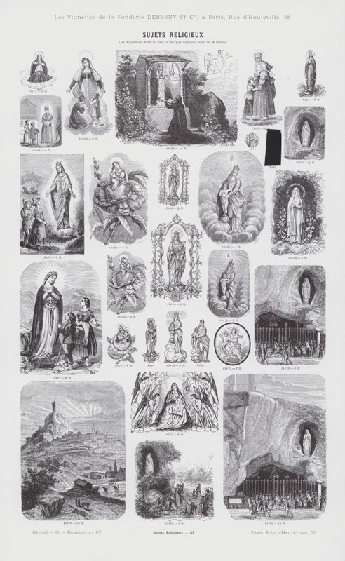 Religious Subjects (engraving) by French School